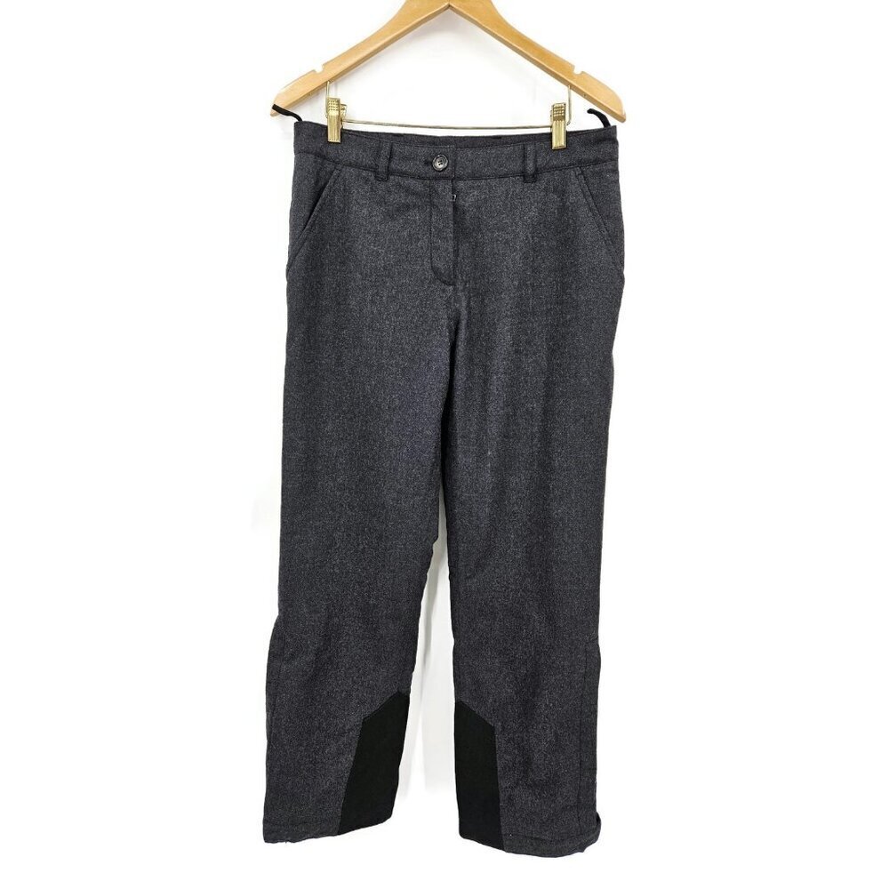 Prada Charcoal Grey Wool Ski Pants Womens 40/4 Lined Made in Italy